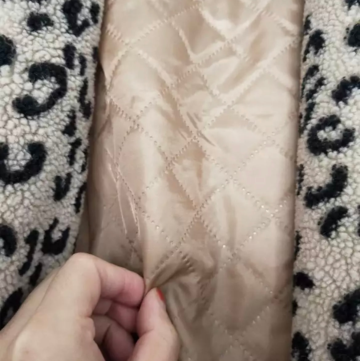 Gorgeous Teddy Bear Leopard Shearling Look Coat